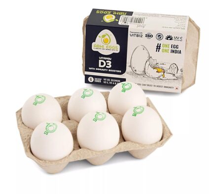 Abhi vitamin D3 White eggs 6pcs